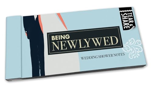 Image of Papersalt Being Newlywed Wedding Shower Notes and Advice, 4-Inch, Multicolor
