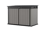 Keter Box Premier Jumbo 2020L Capacity External Dimensions (WxHxD) 190.5 x 132 x 109 cm Fits 3 x 240L or 2 x 360L Wheelie Bins Weatherproof Waterproof Multicoloured Plastic