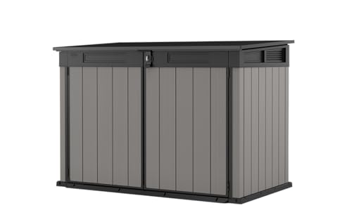 Keterbox Premier Jumbo, 2020l Fassungsvermögen, Außenmaße (BxHxT): 190,5 x 132 x 109 cm, passend für 3X 240l oder 2X 360l Mülltonnen, wetterfest,...