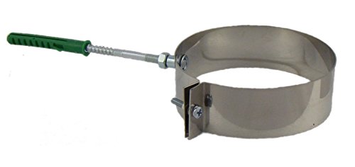 Rohrschelle zur Wandbefestigung BASIC, Edelstahl EW, verschiedene Durchmesser 100, 110, 120, 125, 130, 140, 150, 160, 180, 200, 220, 250 mm (130) Cover