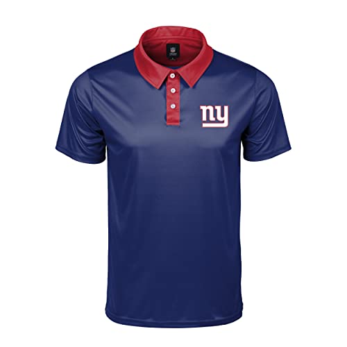 New York Giants NFL Mens Workday Warrior Polyester Polo - XL