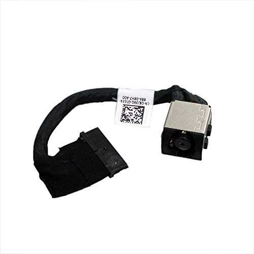 GinTai DC in Power Jack w/Cable Charging Port Replacement for Dell G5 15 5587 7577 / G7 7587 7588 /G3 3579 3779 0XJ39G XJ39G P72F/17 7577 XJ39G 0XJ39G DC301011F00 DC301010Y00