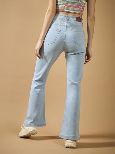 Image of Dolce Crudo Women's Bootcut High Rise Stretchable Jeans