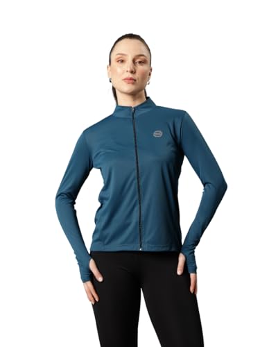 Image of PUMP'D Women's Jacket | Slim Fit | Thumb Hole Open Sleeve | With zipper | Perfect for workout