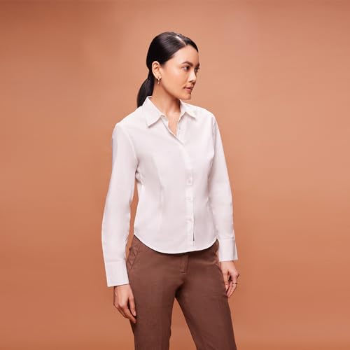 Image of Bombay High Women's Solid Slim Fit Shirt