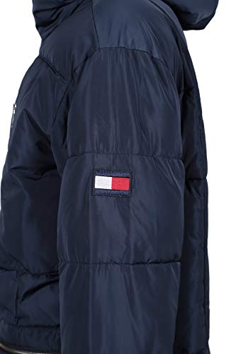 Tommy Hilfiger Men's Heavyweight Quilted Sherpa Hooded Parka4