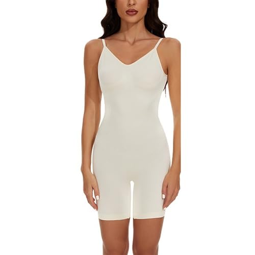 Ovlize Body Moldeadores para Mujer, Reductora Shapewear para Adelgazante, Moldeadora Control de Abdomen Posparto, Vientre(White,XL)