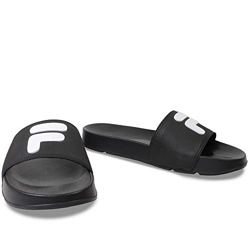 Chinelo F-Slider 2.0, Fila, Feminino, Preto/Branco, 36
