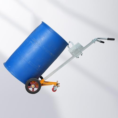 Carretilla para tambores de acero con ruedas de goma miniatura 1
