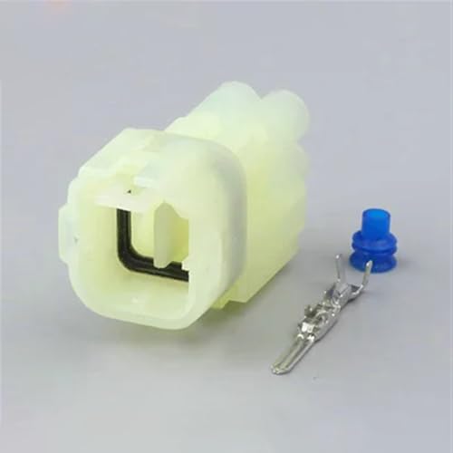 Connecteur de faisceau de câbles scellé 4 broches 6187-4441 pour voiture avec bornes, lot de 100