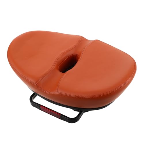 HOLIDYOYO 広ノーズレス 自転車サドル 防水パッド入り クッション 男女兼用 快適設計 マウンテン ロード 電動自転車対応