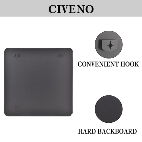 Image of Bathroom Mirror, 36 inchx36 inch Black Square Wall Mirror, Metal Frame Rounded Corner Vanity Mirror, Large Wall Mounted Mirror for Modern Bedroom Living Room Horizontal Or Vertical Mounting