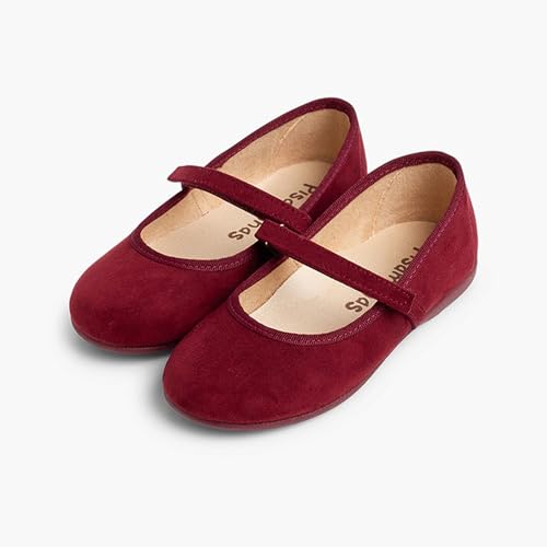 Girls Riptape Faux Suede Mary Janes4