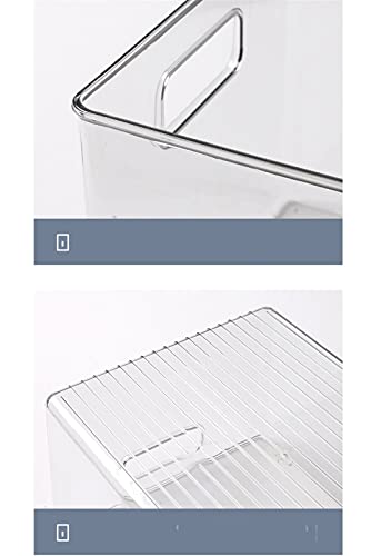 Koelkast Organizer Bins, For Freezer Kitchen Cabinets, Clear Plastic Pantry Snack Food Lade Organisatie Home Essentials… - Image 7