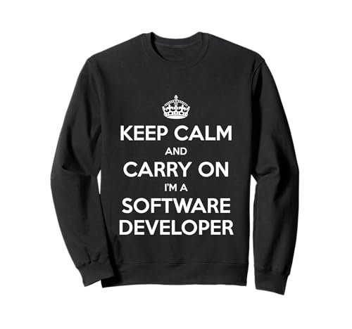 Keep Calm and Carry On I'm a Software Developer - Funny �g���[�i�[