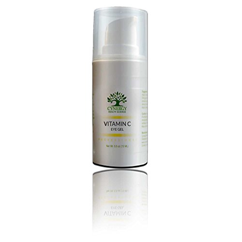 Cynergy Health Science Natural Vitamin C Eye Gel - Dark Circle Eye Cream for Anti Wrinkle - Puffiness