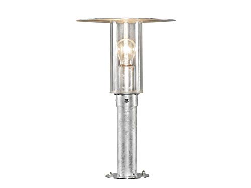 Konstsmide Mode Sockelleuchte B: 28 cm T: 28 cm H: 44.5 cm, 1 x 60 W, IP54 galvanisiert/verzinkt 661-320