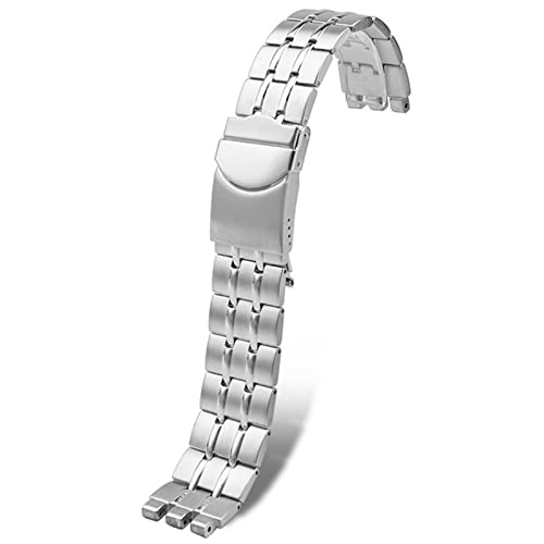 Correa Swatch YVS451 metal para oficina y eventos sociales con banda de acero de 19mm y 21mm