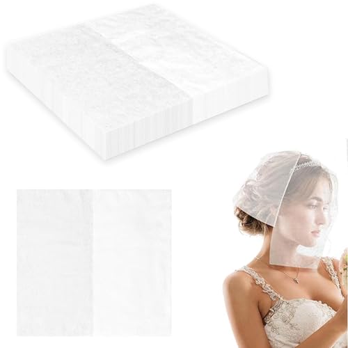 Capuchons de Protection pour Maquillage Couvre-Visage Jetables en Non-Tissé Capuchons de Protection Respirants Gardez le Maquillage et les Vêtements Bien Rangés pour S'Habiller Mariages Voyages 25 PCS