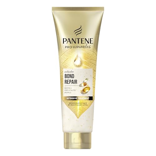 Pantene Traitement capillaire revitalisant en profondeur Molecular Bond Repair avec formule concentrée Pro-V à la biotine 150 ml pour cheveux extrêmement secs et abîmés. Laisse les cheveux visiblement Pantene Traitement capillaire revitalisant en profondeur Molecular Bond Repair avec formule concentrée Pro-V à la biotine 150 ml pour cheveux extrêmement secs et abîmés. Laisse les cheveux visiblement