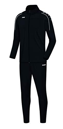 JAKO Herren Trainingsanzug Classico, Schwarz, M