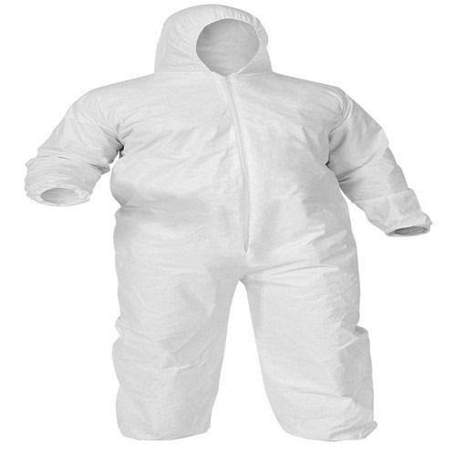 Disposable Coverall Suits, Hooded Protective Suit, 5X Large, White, 25 Pack