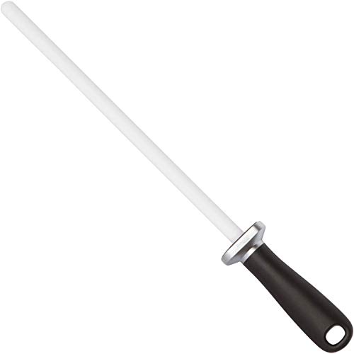 میله تیزکننده چاقو سرامیکی Shenzhen Knives، طول 12 اینچ، گرید 1000، سختی HRC 68، مناسب چاقوی آشپزخانه و شکاری