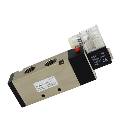 Válvula solenoide 4V410-15 para automatizar cilindros neumáticos de doble efecto 2