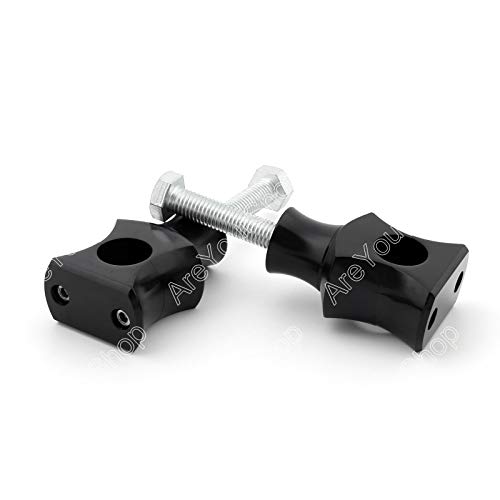 Topteng 1 25 millimetri Nero Manubrio Riser