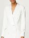 Marca Amazon - Truth & Fable Chaqueta Larga de Vestir Mujer, Blanco...