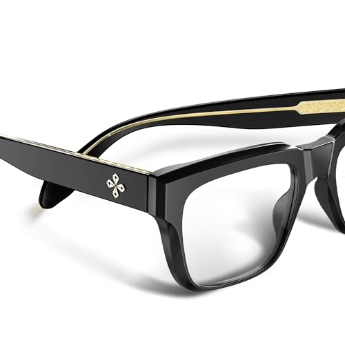 VISOONE TR90 Square Blue Light Blocking Glasses Fashion Computer Eyewear for Women and Men RANDI