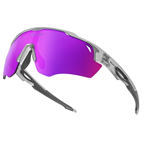 SCVCN Polarizadas Gafas Deportivas Ciclismo Alto Contraste HD 3 Lentes Intercambiables Hombre Mujer Bicicleta Pesca Al aire libre Cover