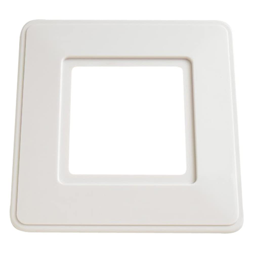 Merriway White Bh02806 Plastic Switch Plate, 150Mm (6 Inch) Square