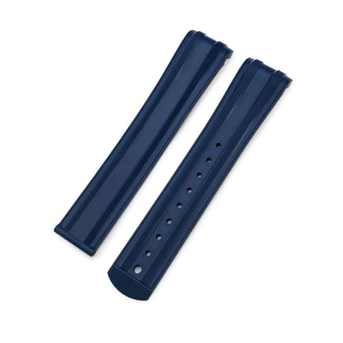 Bracelet caoutchouc fluoré FKM haut de gamme pour Omega Seamaster 300