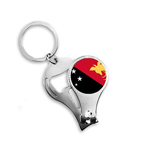 Porte-clés décapsuleur drapeau Océanie avec design clou en métal robuste