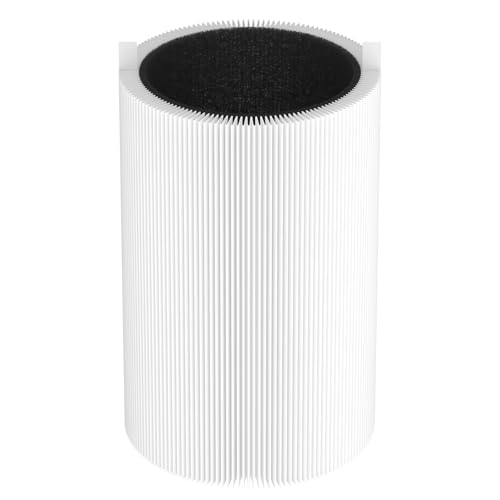 1 Pack 411 Replacement Filter Compatible with Blueair Blue Pure 3210/411 & Joy S Air Purifier, HEPA with High Efficiency, Particle and Activated Carbon