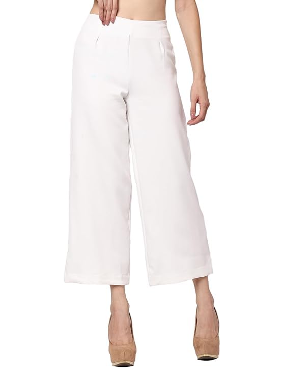 Urban Komfort Women High Waist Wide Leg Trouser Pants