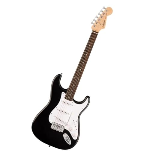 Fender Squier Stratocaster Beginner Electric Guitar, Matte Black