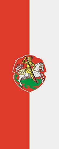 Drapeau Bensheim 120x300 cm pavillon vertical haute résistance pour mât