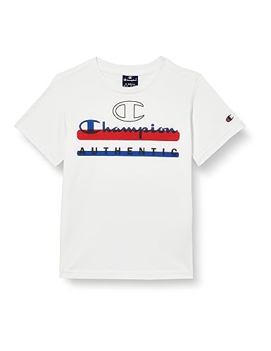 Champion Legacy Graphic Shop B-S-S Crewneck Camiseta, Color Blanco, 11-12 Years para Niños
