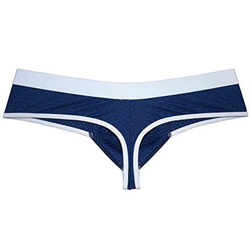OROCOJUCO Mens Breath Holes Bikini Underwear Cheeky Boxer Briefs Extra Skimpy Brazilian Bikini Pouch Trunks2
