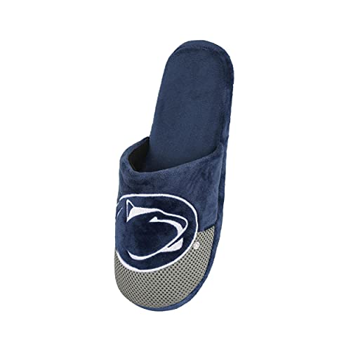 Image of FOCO Oklahoma Sooners NCAA Mens Team Logo Staycation Slippers