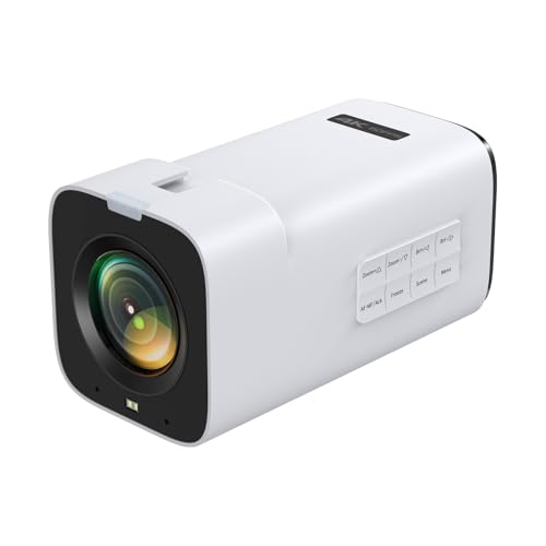 4K 60FPS Camera, TOF Real-time Auto Focus, HDMI/SDI/USB3.0/IP, 20x Optical Zoom, Dual Microphones,...