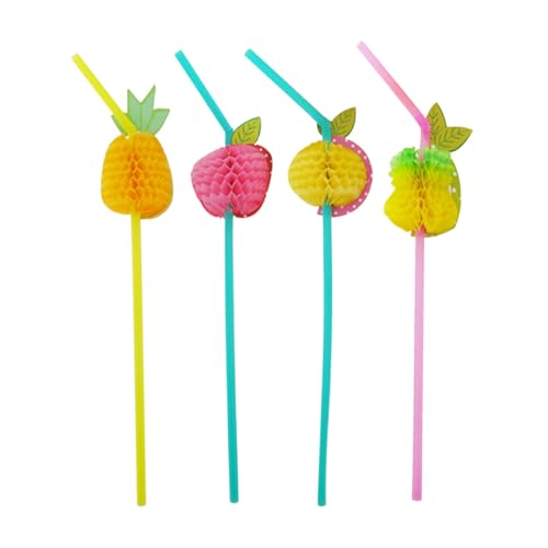 Paquete de 24 pitillos plásticos desechables multicolor 3D miniatura 1