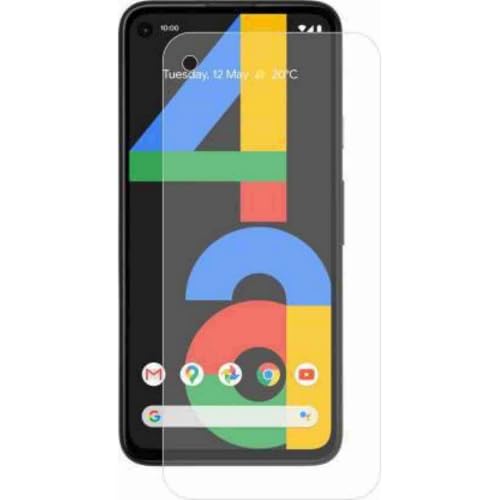 Image of Embed HD-Clear Screen Guard for Google Pixel 4A - Harder or Durable Plastic & More Impact-Resistant Than Glass, with Free Installation Kit