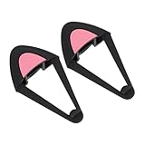 Frcolor 猫耳デザインシリコンヘッドホン装飾 軽量ポータブル ユニークなかわいい耳飾り ゲーミングヘッドフォン対応 友達への にも