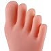 Practice Fake Foot Model Flexible Movable Soft Silicone Prosthetic Manicure Tool for Nail Art Training(#1)