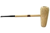 Boquilla de E b o n i t a Pipa de Maiz Modelo MacArthur 5-Star Natural Recta Missouri Meerschaum Corn Cob 6229