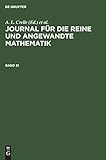 JOURNAL F.REINE ANGEW. MATH. BD. 51 (Journal für die reine und angewandte Mathematik)