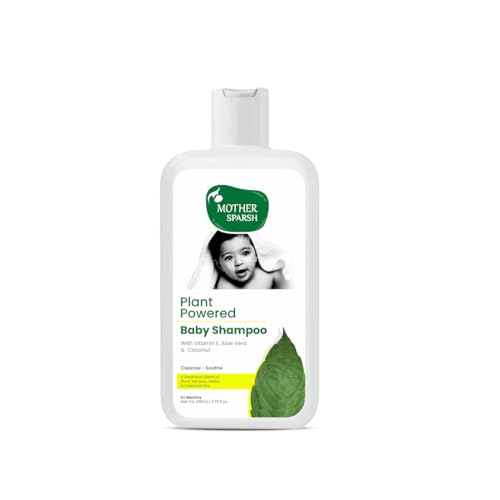 Mother Sparsh Plant Powered Natural Baby Shampoo With Vanilla Oil, Vitamin E...